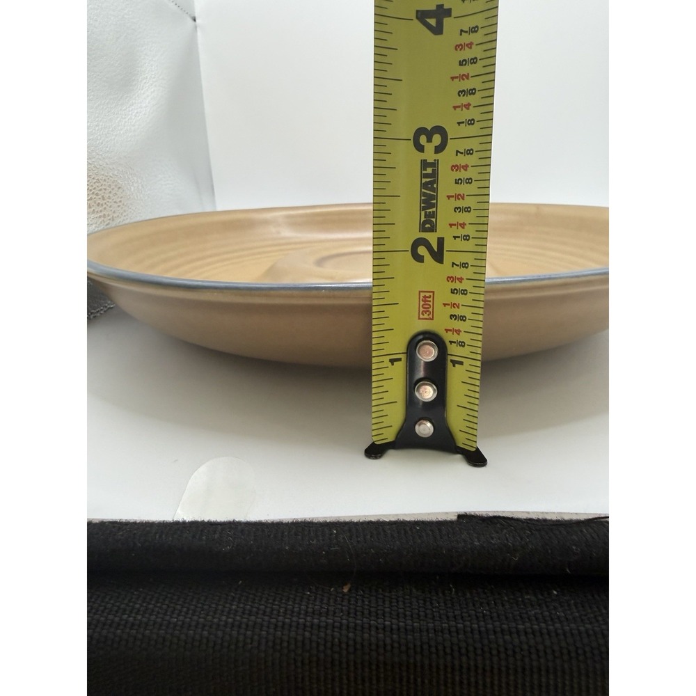 Vintage Pfaltzgraff Chip & Dip Serving Bowl Brown USA #180 10.5" - Picture 6 of 6